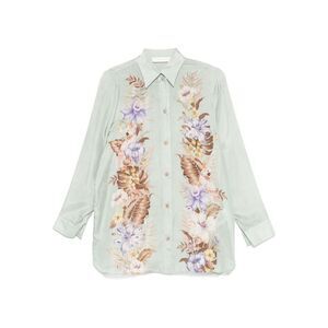Zimmermann Women Coco Printed Silk Shirt